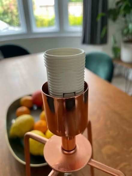 Photo of free Pair of copper table lamps (Wollaton NG9) #2