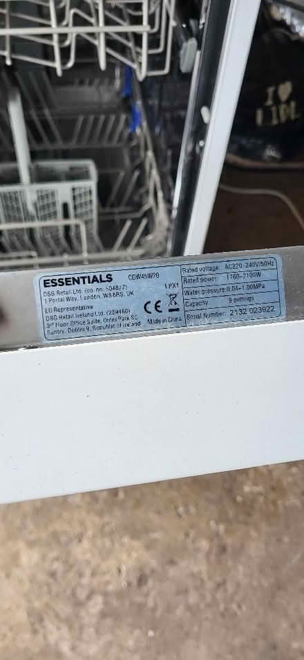 Photo of free Dishwasher slimline (Rainford Junction WA11) #2