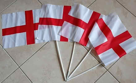 Photo of free Fabric hand held flags - new (Burnham) #1