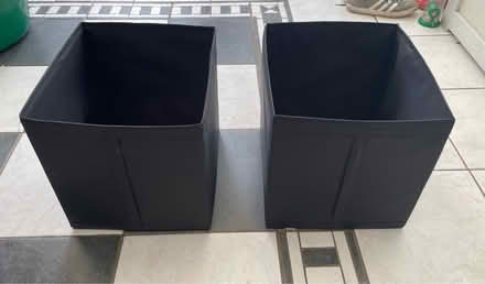 Photo of free IKEA foldable boxes (black) (Brentry, BS10) #1