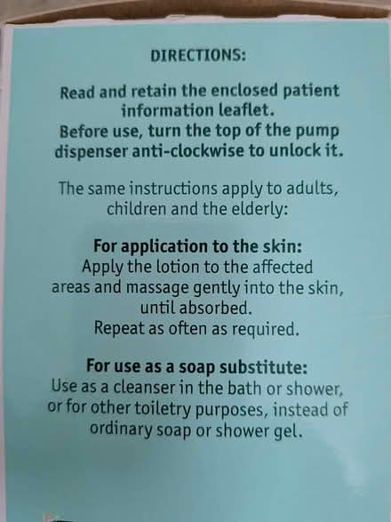 Photo of free Dermol 500 lotion (RG4) #2