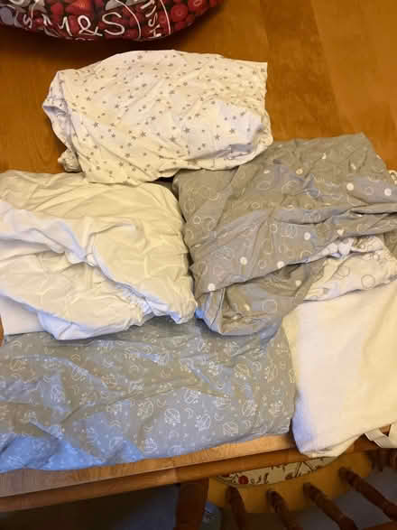 Photo of free Cot sheets (Shrewsbury) #1