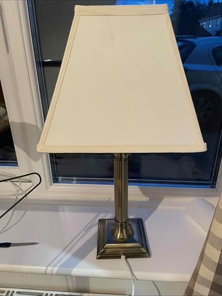 Photo of free Brass effect lamp (Southbourne, PO10) #1
