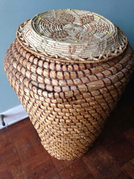 Photo of free 'Ali Baba' type wicker basket (Oakridge RG21) #2