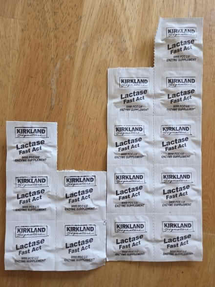 Photo of free Lactase pills (Bernardo & Iowa, Sunnyvale) #1