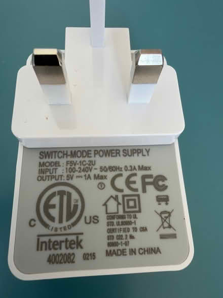 Photo of free Dual-port USB wall adapter (Norham Manor OX2) #2