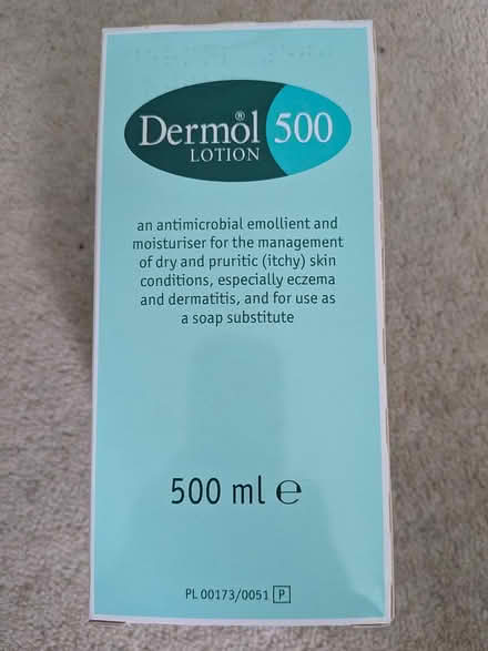 Photo of free Dermol 500 lotion (RG4) #1