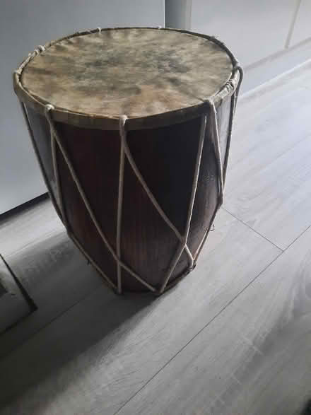 Photo of free Djembe drum #2 used as plant stand (Hulme M15) #1