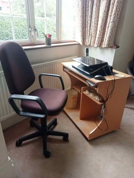 Photo of free Desk & chair (Drayton PO6) #1