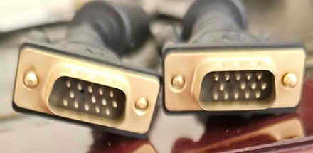 Photo of free 5m VGA Cable Male‐to‐Male – 14‐Pin with gold connectors. (Elmstead BR7) #2