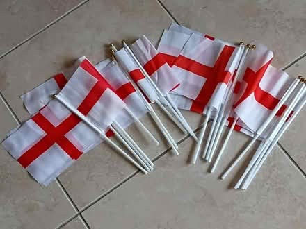 Photo of free Small hand held flags X 20 (Burnham) #1