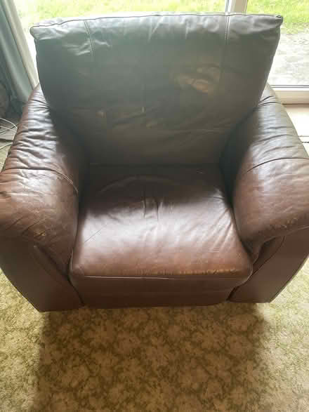 Photo of free Brown Leather Electric recliner (Monmouth) #3