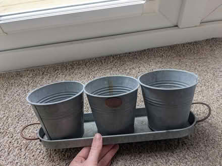 Photo of free Windowsill plant pots (M32 stretford) #1