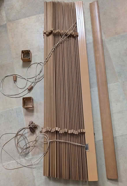 Photo of free 3 Wooden Venetian Blinds (Shipley BD18) #1