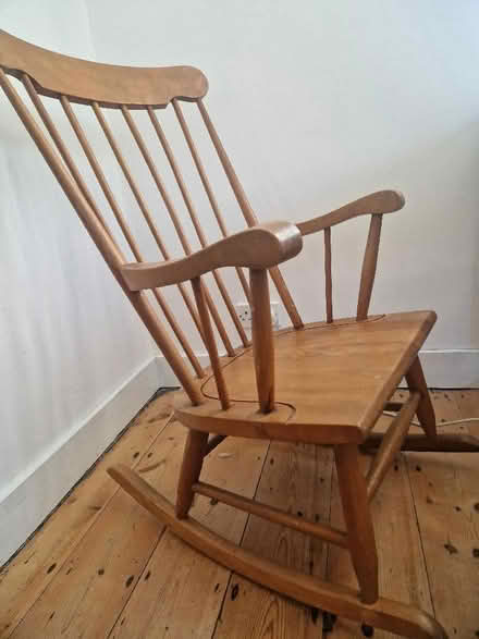 Photo of free Wooden rocking chair (Brenchley TN12) #2