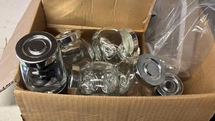 Photo of free Small jars with lids x 12 (SL2 3TQ) #1