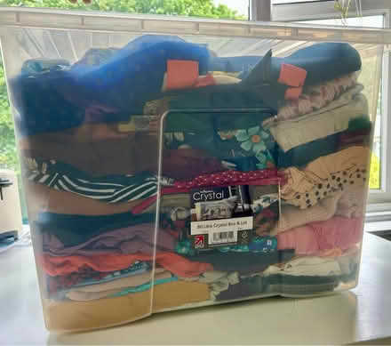 Photo of free 80l container full of fabrics (CT2) #1