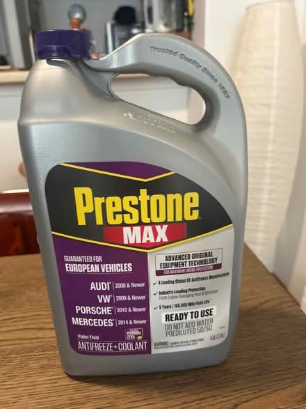 Photo of free Coolant for European cars (Claremont Hills, Oakland) #1