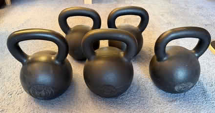 Photo of free 5 x Kettlebells. (Grove Park SE12) #1