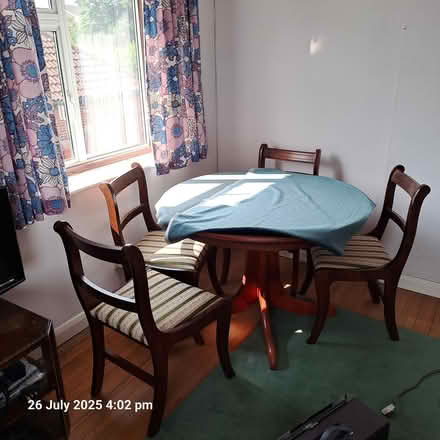 Photo of free Dining table and 4 chairs (Codicote SG4) #2