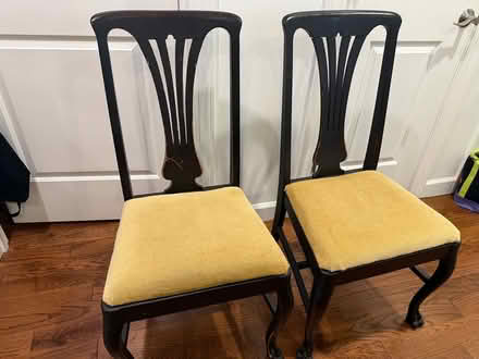 Photo of free Two antique dining chairs (Park View/Columbia Heights) #1