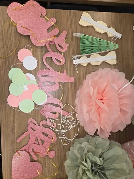 Photo of free Pink and green baby shower decor (Central / 86th) #2
