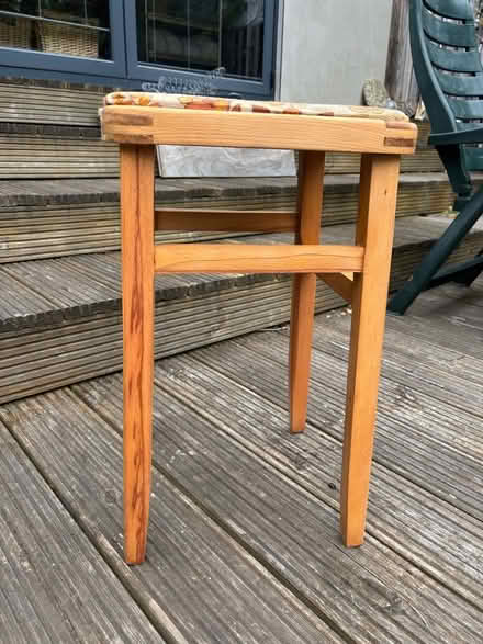 Photo of free 1960s/70s kitchen stool/side table (Elmers End BR3) #2