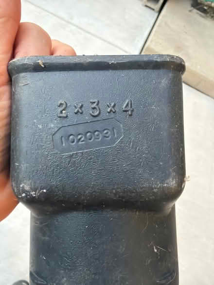 Photo of free "Hancer" Gutter Downspout Adapters? (Darien - near 75th x Cass Ave.) #4