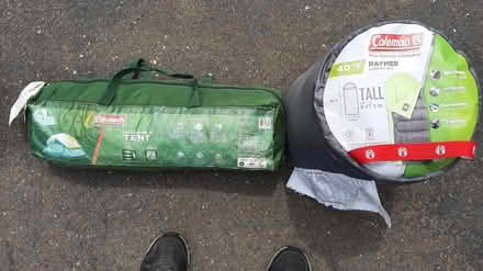 Photo of free Coleman dome tent and sleeping bag (In Naugatuck, Ct.) #1