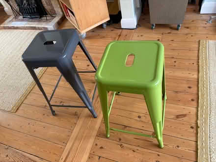 Photo of free Metal kitchen bar stools (Lye Valley OX3) #1