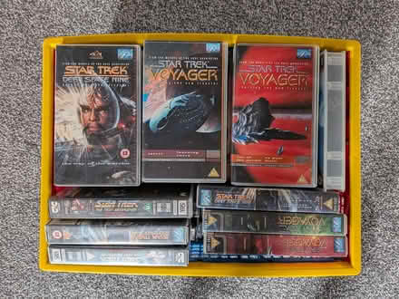 Photo of free Crate of star trek VHS tapes (Nailsworth GL5) #1