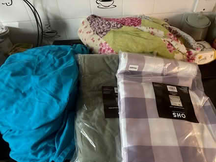 Photo of free 2 x double sheets & duvet covers (Hounslow, TW5) #1