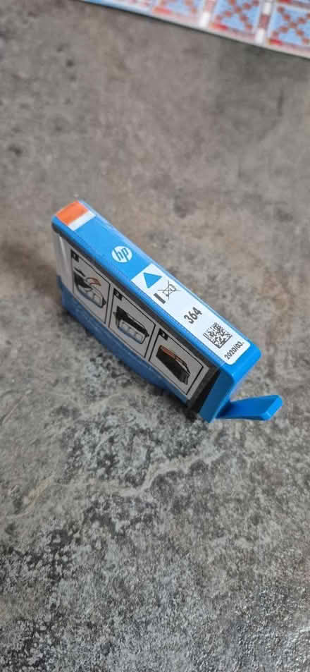 Photo of free 364 hp cyan inkjet cartridge (ME15 Wheatsheaf Close) #1