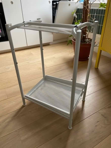 Photo of free Metal IKEA desk legs w/ basket x 2 (Hackney Downs E5) #2