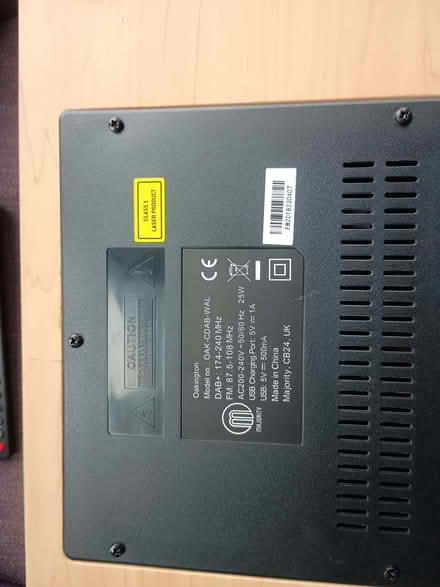 Photo of free Majority Bluetooth speaker, radio, cd player (Nooklands PR2) #4