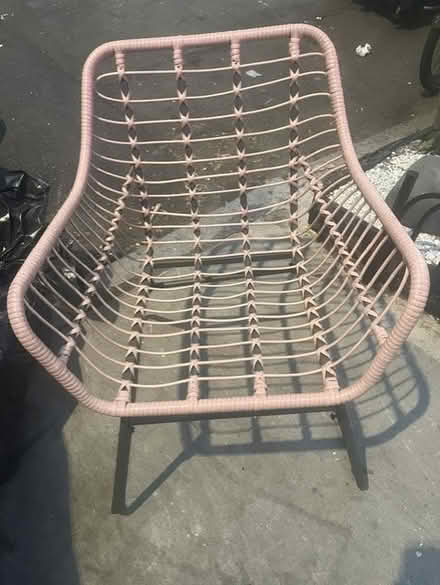 Photo of free Curb alert: Rattan chair (Upper East Side) #1