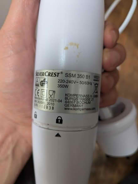 Photo of free Borken bit Hand blender (Osney OX2) #4
