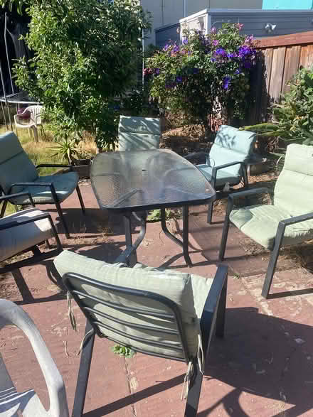 Photo of free Outdoor table and chairs (South Berkeley, CA) #2