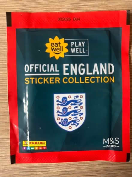 Photo of free England football stickers (Headingley LS6) #1