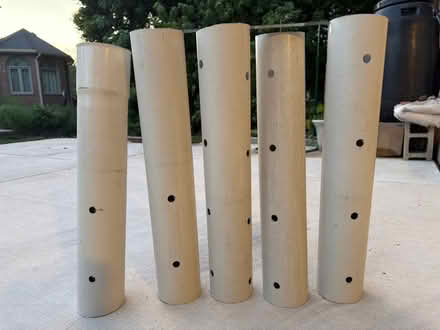 Photo of free 5 Plastic (Drain?) Tubes (Darien - near 75th x Cass Ave.) #1