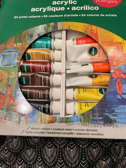 Photo of free Reeves acrylic paints (South Hounslow off Central Av) #1