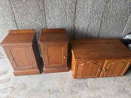 Photo of free pine storage unit left (Kingswood BS15) #1