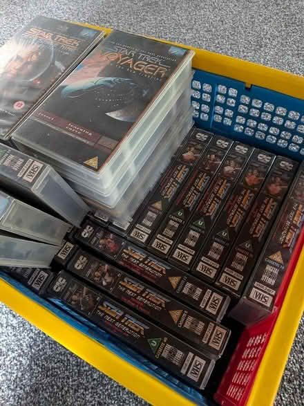 Photo of free Crate of star trek VHS tapes (Nailsworth GL5) #3