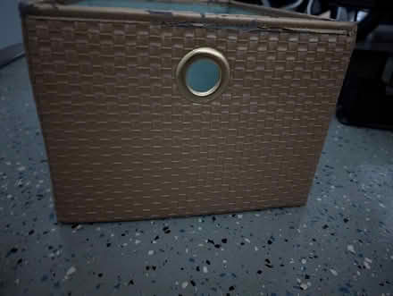 Photo of free Storage tote gold with cloth lining (Cupertino/West San Jose) #2