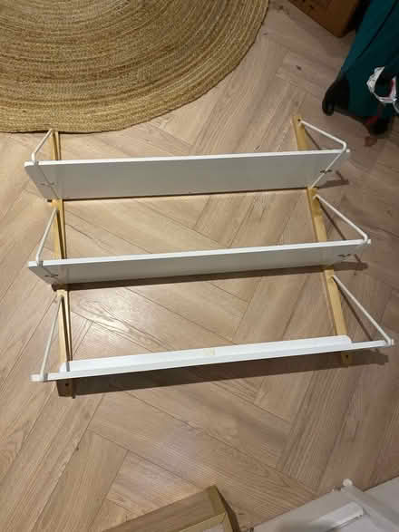 Photo of free White and wood shelves (Horsham RH13) #1