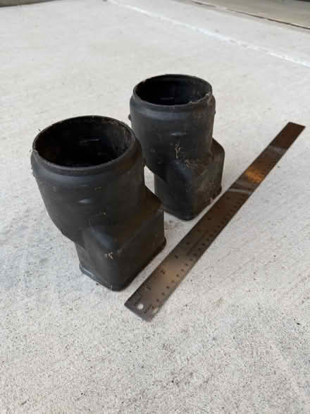 Photo of free "Hancer" Gutter Downspout Adapters? (Darien - near 75th x Cass Ave.) #1