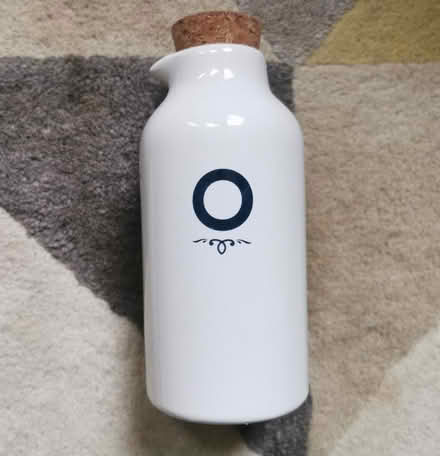Photo of free white ceramic vinegar or oil pourer (Aldrington/Hove) #1