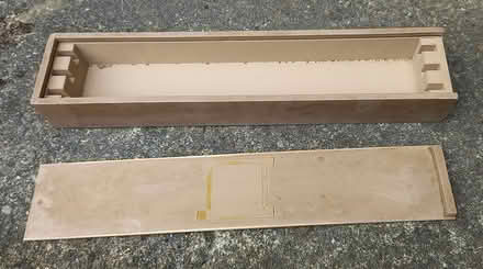 Photo of free Long wooden box with sliding lid (Central Letchworth) #2