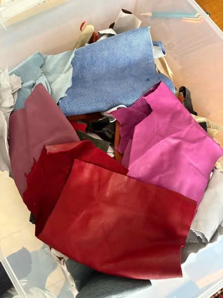 Photo of free Leather offcuts ideal for crafting. (Broadward HR6) #1