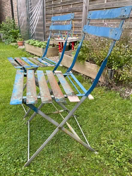 Photo of free 2 bistro style outdoor chairs (Penrith CA11) #2